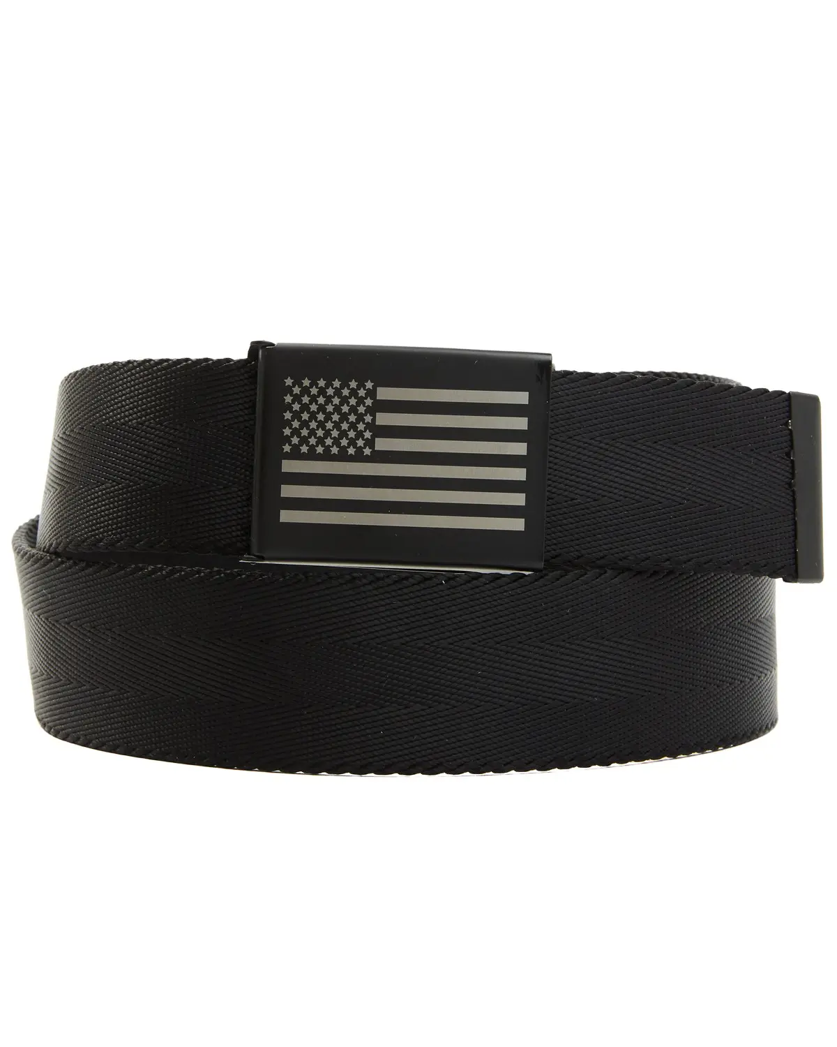 Brothers And Sons Men's Men'S Antique Flag Plaque Buckle Nylon Belt - Basasp22bt3