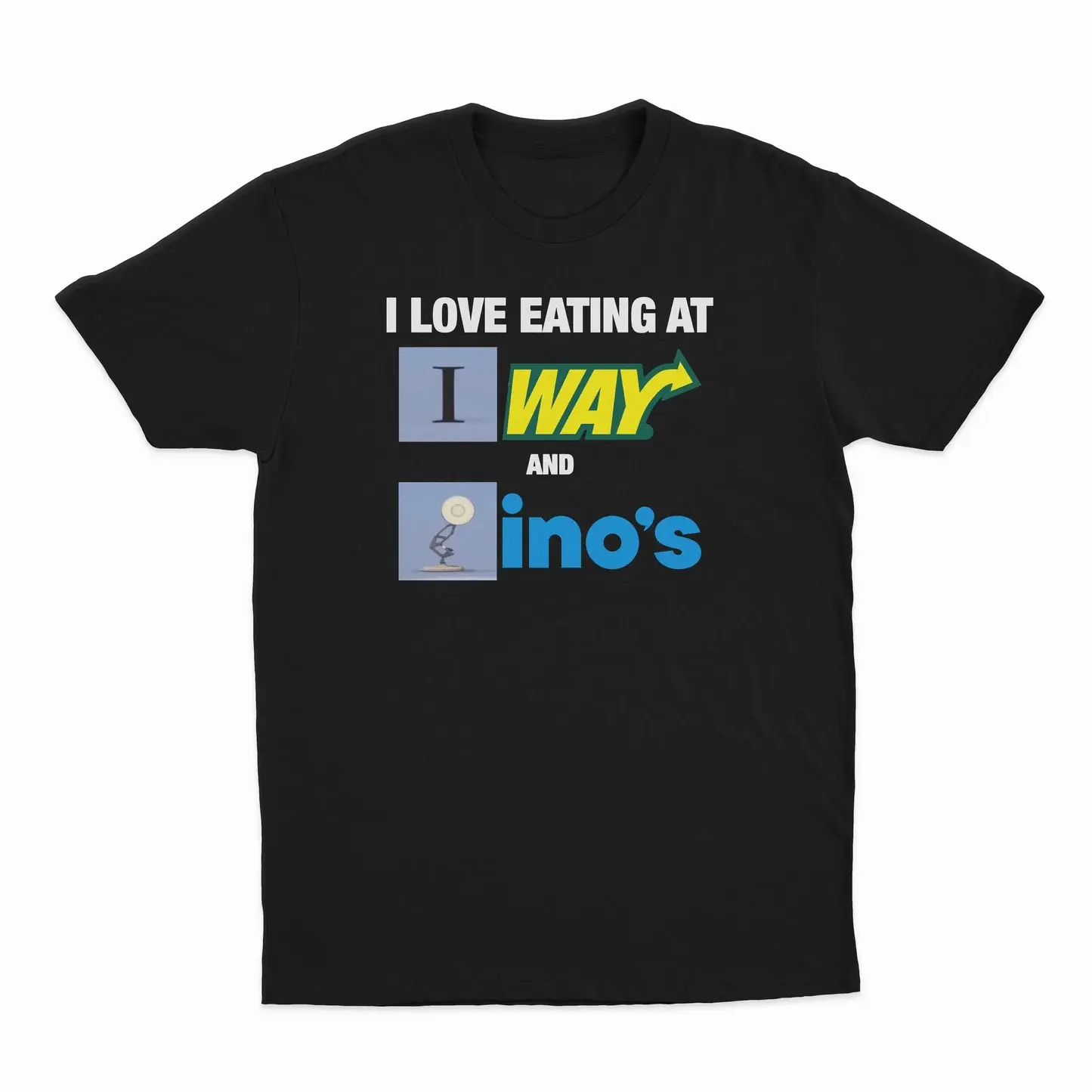 I Love Eating At Subway And Domino's Funny Food Lover T-Shirt | Fast Food Meme Graphic Tee | Humor Gift Shirt, FunnyShirt, FastFoodMeme, SubwayFans, DominosPizza, TrendingShirt