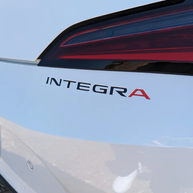 Acura Integra Bumper Letter Decals 2023-2026 Vinyl Bumper Inlay