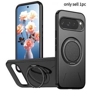 360 Magnetic Bracket Phone Case for Google Pixel 10 Proxl 9 Pro XL 10A 10Pro 9Pro for Magsafe Shockproof Stand Holder Cover