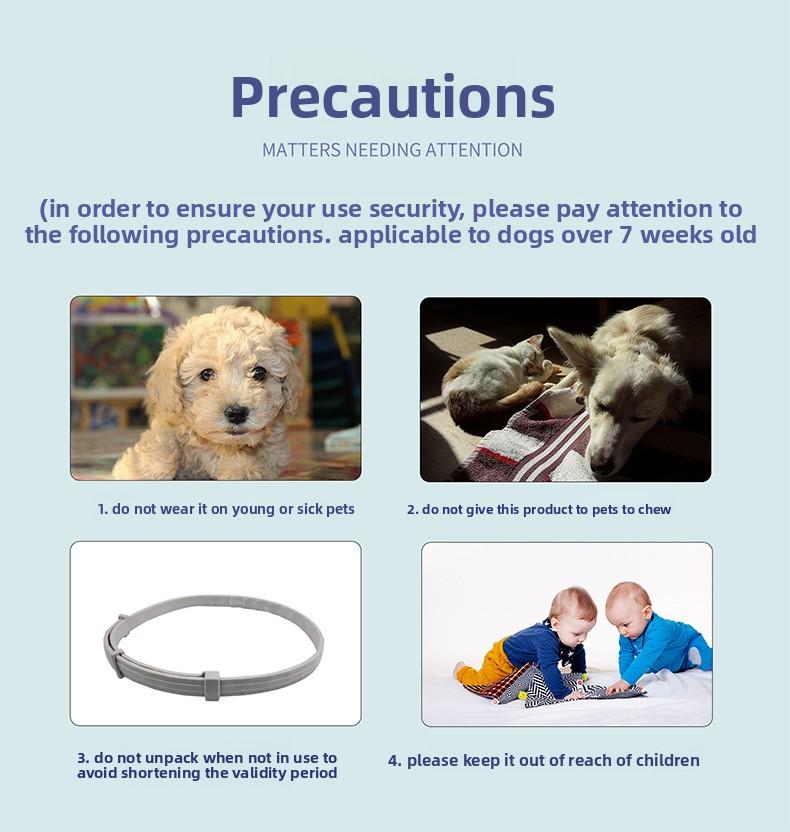 Tick Collar For Dogs&Cats，Treatment & Prevention, Vet-Recommend, 8 Month Protection