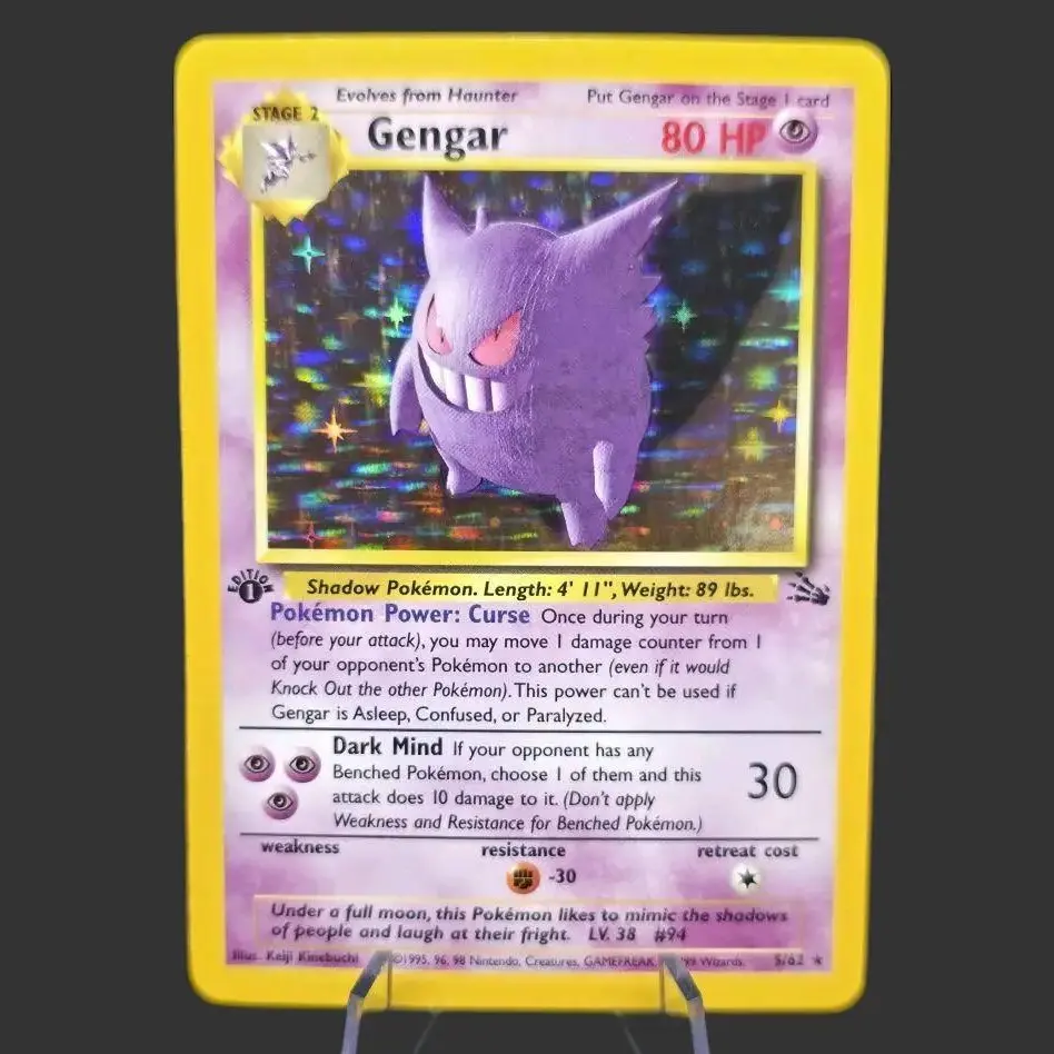Gengar 05/62 1ST EDITION - Fossil - TikTok Shop Gengar 05/62 1ST EDITION - Fossil - TikTok Shop