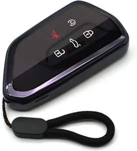 Fit for VW Volkswagen ID.4 Atlas MK8 GTI Golf R Atlas Cross Sport Key Fob Cover Case Remote Holder Skin TPU Protector Keyless Entry Sleeve Accessories