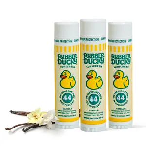 Rubber Ducky SPF 44 Sunscreen Lip Balm | Vanilla Flavor | Vegan Lip Balm | Lip Care | Silky Smooth | Moisturizing | Hydrate | Luxury lip balm