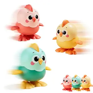 Wind-Up Jumping Baby Toys 6-18 Months for Boys Girls | Crawling Guide & Parent-Child Play | Stocking Filler Baby Shower Gift