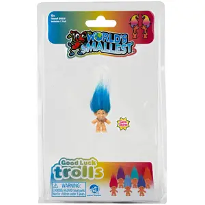 World's Smallest Trolls - Blue Hair