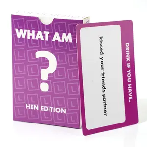 What Am I Hen Party Drinking Game Adult Card Game Party Board Game for Bachelorette Party Girls Night Hilarious Dare and Truth Game Fun Bridal Shower Game Gifts for Women Couples Group Party Game Travel Size Portable