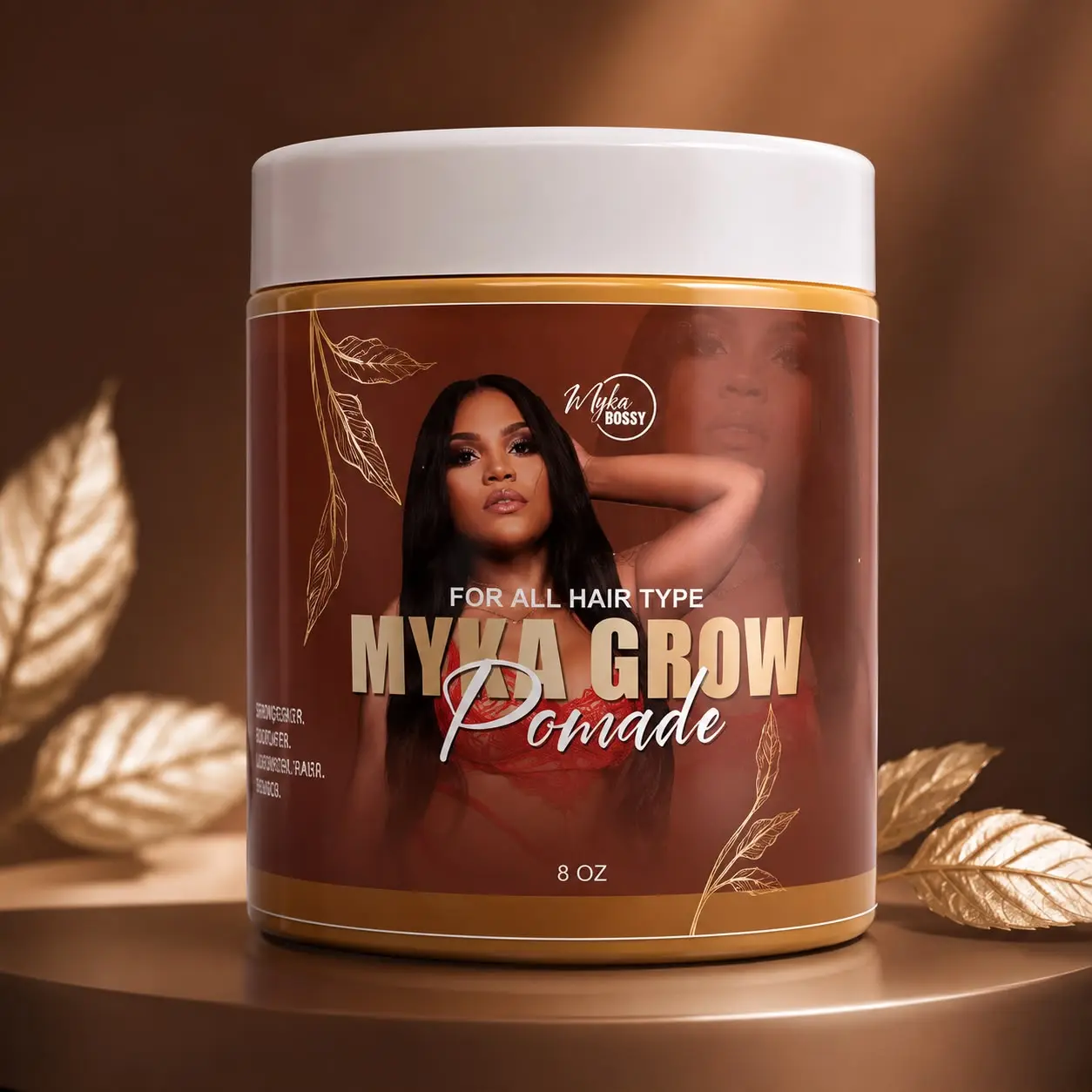 Myka Grow Pomade, Hair Growth Styling Treatment for Men & Women, Nutrient-Rich Haircare Product