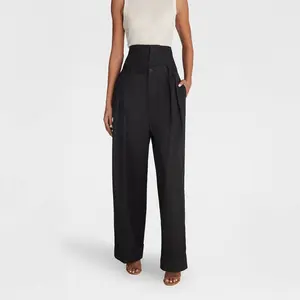 KBB by KAHLANA Women's Baggy Leg 'The Waist Curtain Trouser'