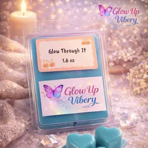 Glow Through It Wax Melt  Cocoa Butter + Cashmere | Cozy Strong Scent Soy Melt