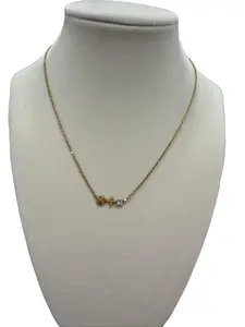 Pre-owned Louis Vuitton Petit Gold Necklace Perfect for Daily Use