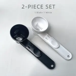 2pcs Protein Powder Sliding Spoon,Powder Funnel Scoop,Coffee Leak Proof Spoon,High Quality Scoop for Pre Workout Creatine Powder Formula Smoothie Kitchen ，Gifts for boyfriend，Fitness enthusiasts，Father's day gifts，Graduation gifts