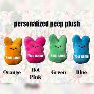 personalized peep plushies