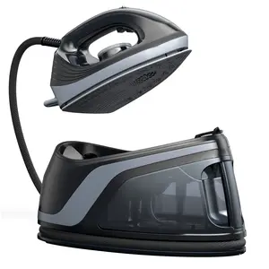 Sundu 1500W Steam Iron for Clothes – 40g/min Continuous Steam, Ceramic Soleplate, 44oz Removable Water Tank, Self-Cleaning, Auto-Off, Space Black