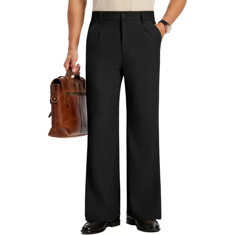 styling flare dress pants men - TikTok Shop