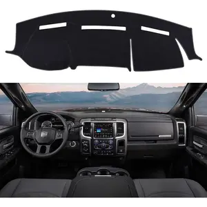 car stuffDash Cover Mat Custom Fit for Dodge Ram 1500 2009-2018, 2500 3500 2010-2018, 4500 5500 2011-2018 Dashboard Cover Pad (11-18 Black)
