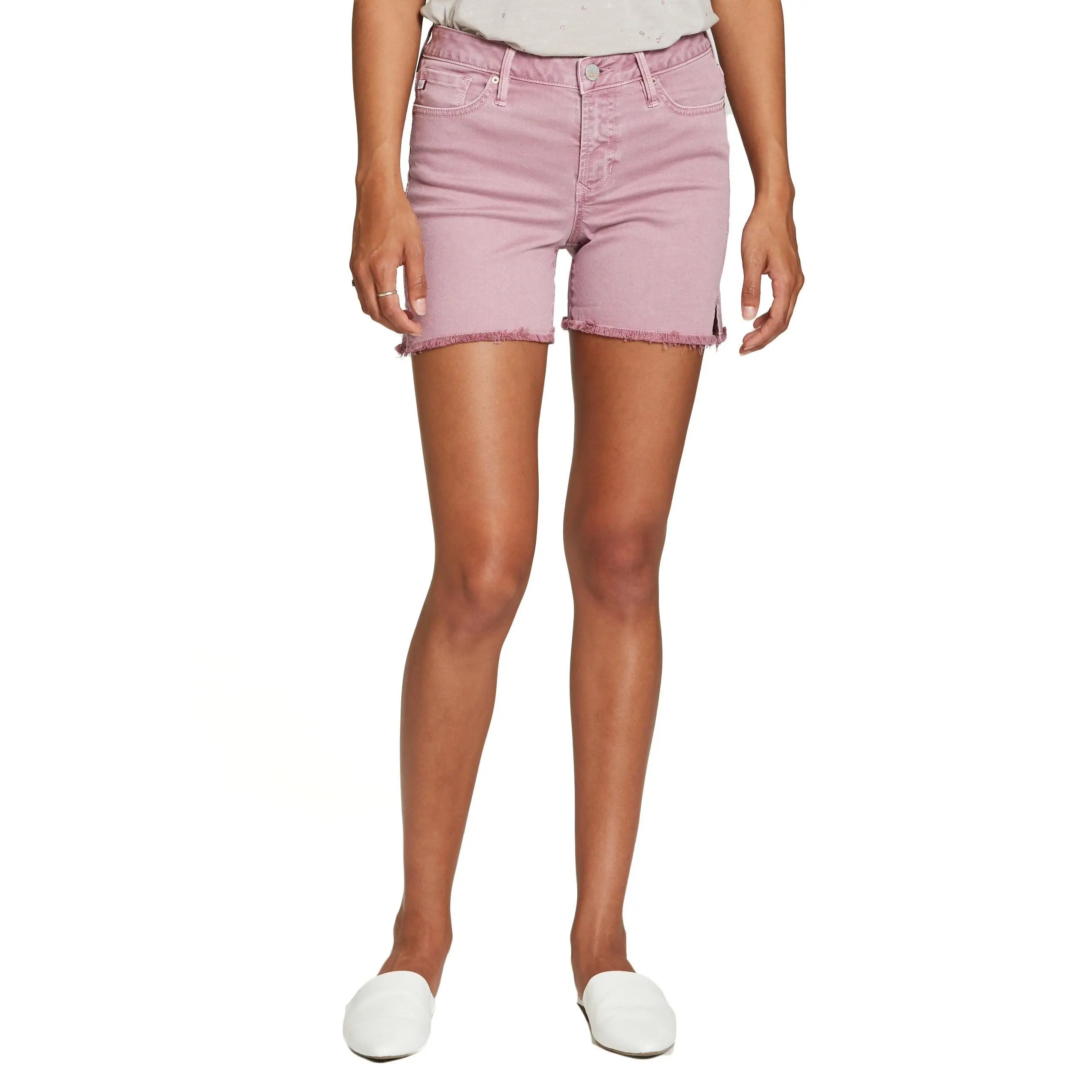 Dear John Julian High Rise Short In Mauve
