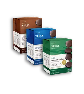 Verse Variety Pack 90% Dark Chocolate Squares (3PK)