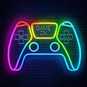 Lumoonosity Controller Gaming Light – App & Remote Controlled Neon Sign – Customizable LED Light with Timer for Gamers & Streamers