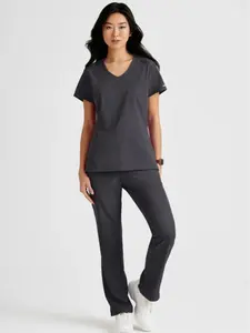 Barco Dignity Women's 1-Pocket STRETCH Tuck In V-Neck Scrub Top