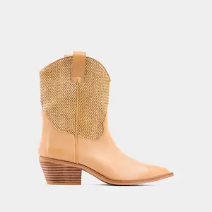 ShuShop Zahara Short Woven Cowboy Boot