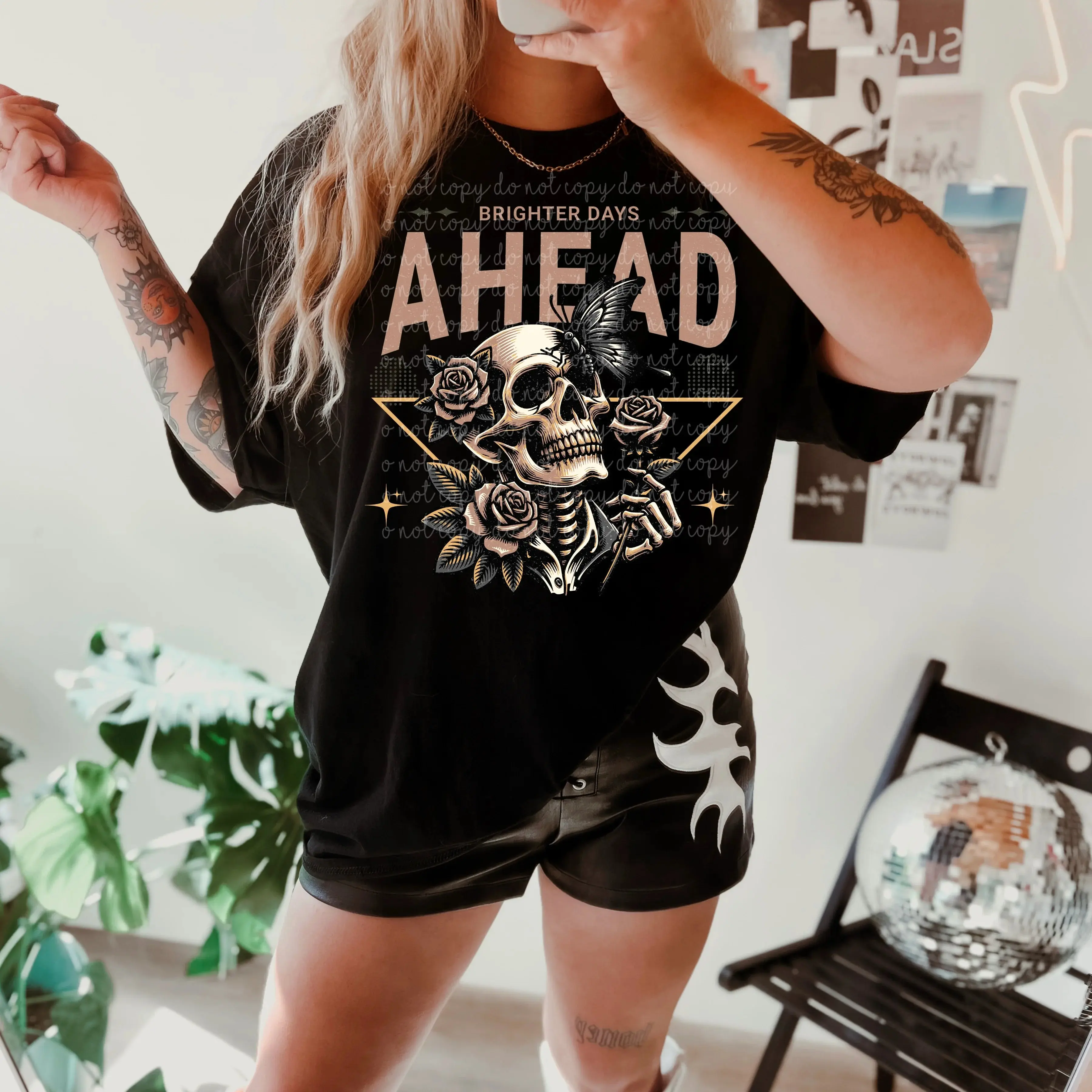 Brighter Days Ahead DTF Transfers - THIS IS NOT A SHIRT
