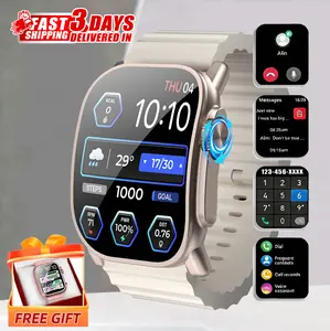 Buy One, Get One-Valentine's Day Gift -2.02” HD Screen New Health Smartwatch, Dual Straps, Bluetooth Calls, Outdoor Fitness & Health Tracking, Smart Wear for Men & Women