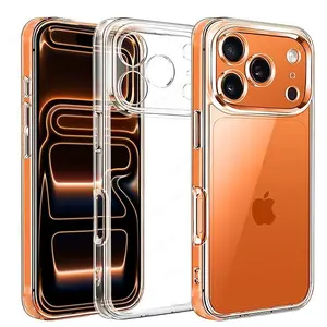 Transparent Phone Case for iPhone 17/16/15/14/13/12/11 Pro Max Plus, Clear Design, Classic Style, Shockproof Protection
