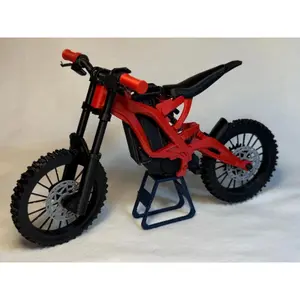 Mini 3D Printed Surron Model – 1:9 Scale | Functional Suspension | Rotating Wheels | Display Bike Collectible | Customizable Colors