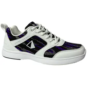 Pyramid Women's Path Lite Hybrid Mesh Bowling Shoes - White/Digital Purple