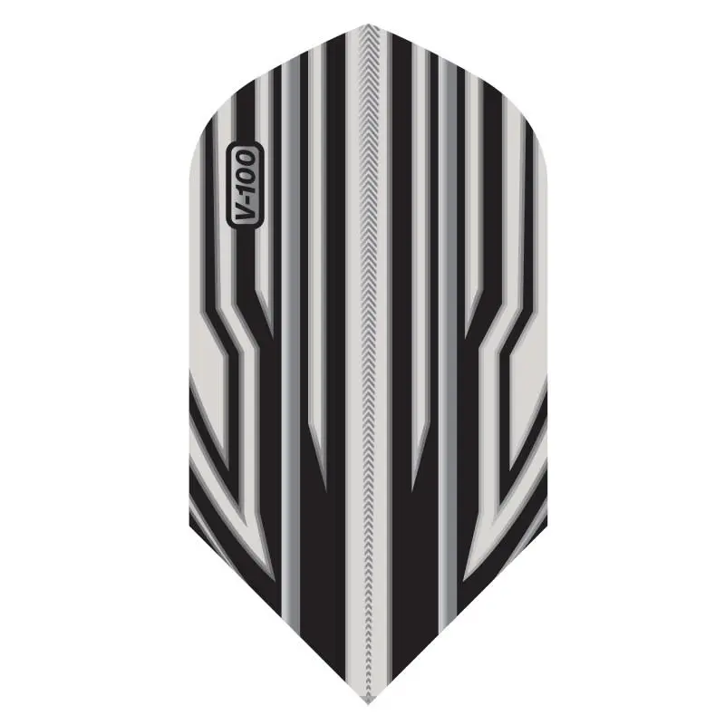 V-100 Wind Runner Slim Darts Flights, Aerodynamic Accessory with 100 Micron Construction & Bold Design to Enhance Darting Game