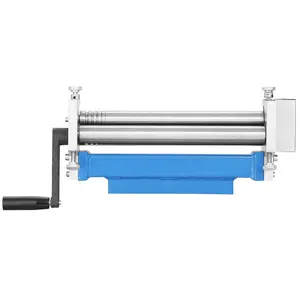 VEVOR Slip Roll Machine, 12.6 inches Forming Width in 20 Gauge Capacity, Sheet Metal Slip Roller Rolling Bending Machine, with 2 Detachable Rollers for Low Carbon Steel Copper Aluminum Alloy Sheet