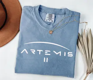 Comfort Colors Artemis II NASA Shirt, Moon Mission Space Exploration Tee, Astronaut Science Shirt, Lunar Mission T Shirt, Space Program Tee