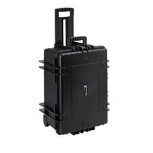 212 MAIN 6800-B-RPD Hardside Luggage - Black International B&W Type 6800 Outdoor Case, Anti-Shock Durable Carry-On Luggage with Removable Lid and RPD Insert