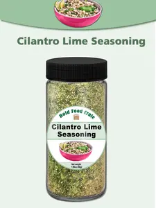 Bold Food Crate Cilantro Lime Seasoning - All-Natural, No Preservatives, Low Carb - Perfect for Meats, Seafood, Vegetables - Cilantro, Lime, Garlic, Lemon, Sea Salt