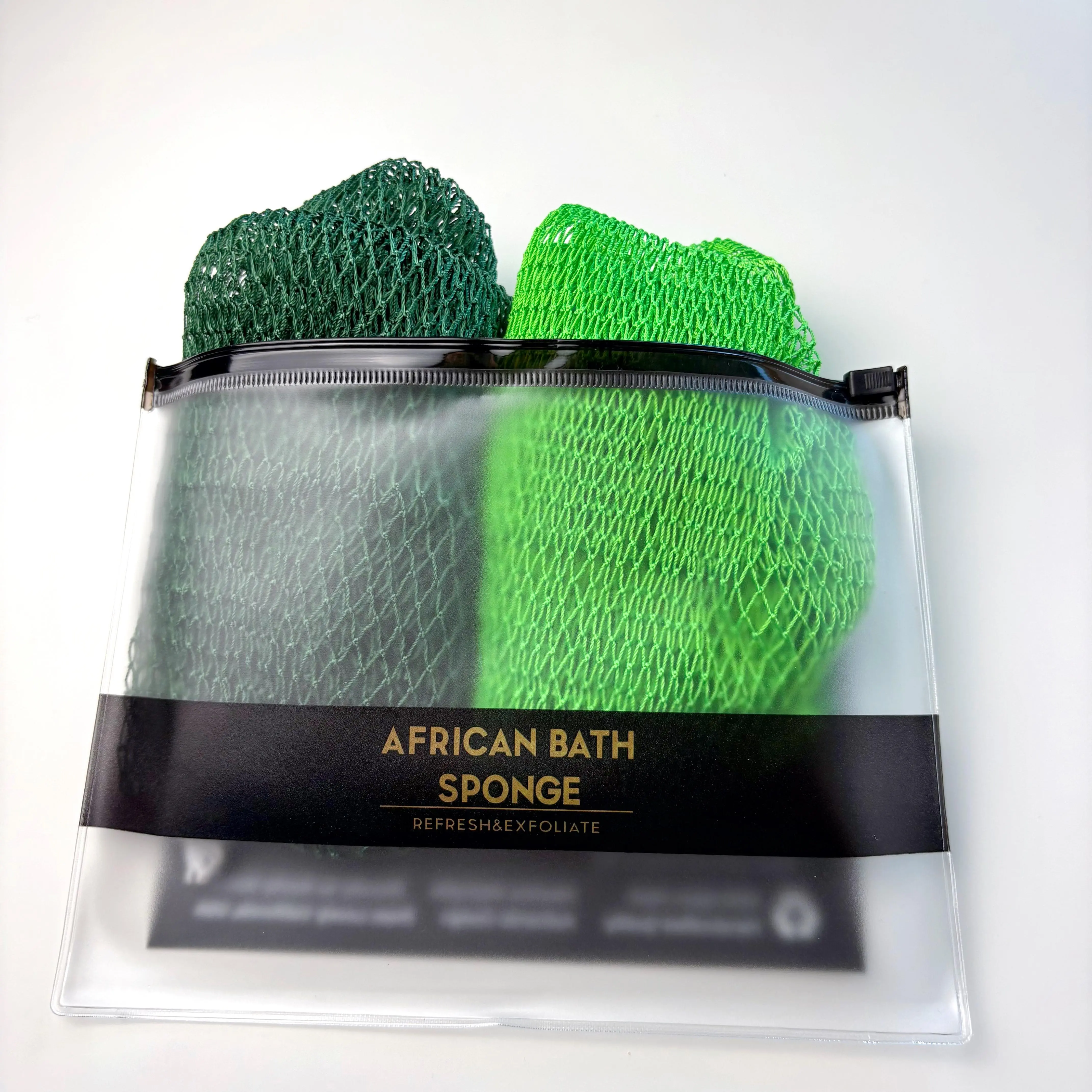 【2PCS】 African Exfoliating Net Bath Sponge