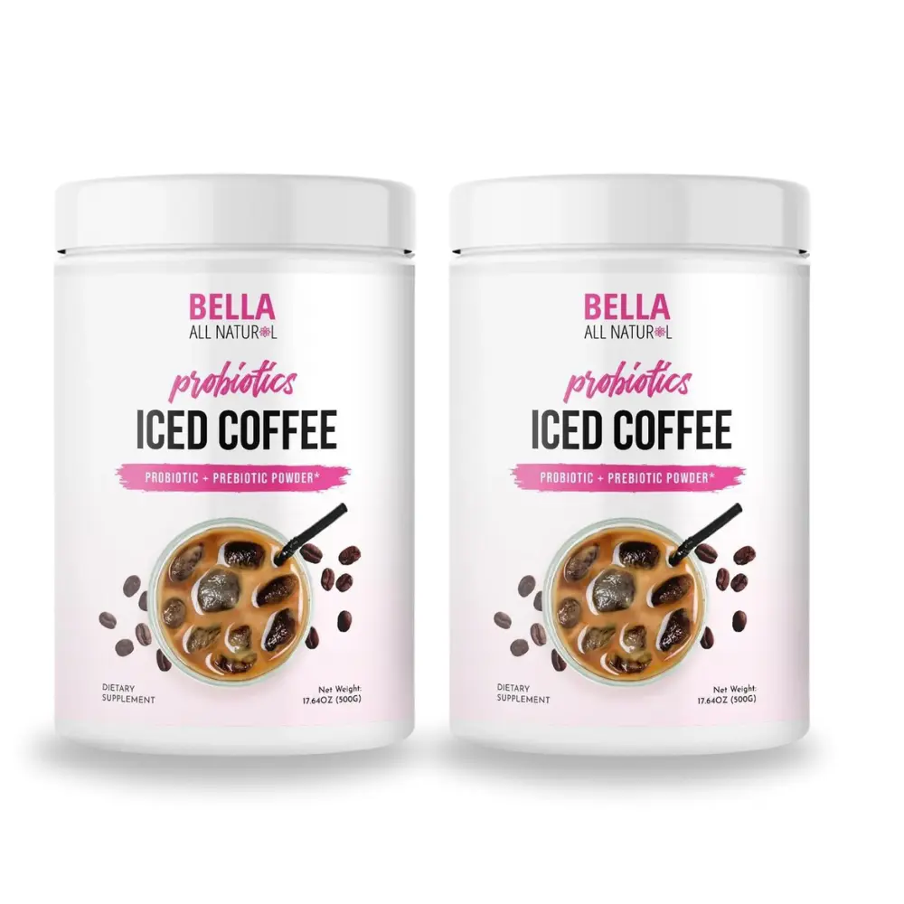 2 Pack Bella All Natural Probiotics Iced Coffee - 500g 2 Pack Bella All Natural Probiotics Iced Coffee - 500g