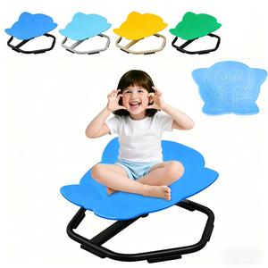 SCITOO Kids Swivel Chair, 220 LBS Capacity, Sensory Spinning Chair, Autistic Kids Sensory Toy Chair with Non-Slip Metal Base, Toddler Sit and Spin Chair for Coordination Balance Focus Training