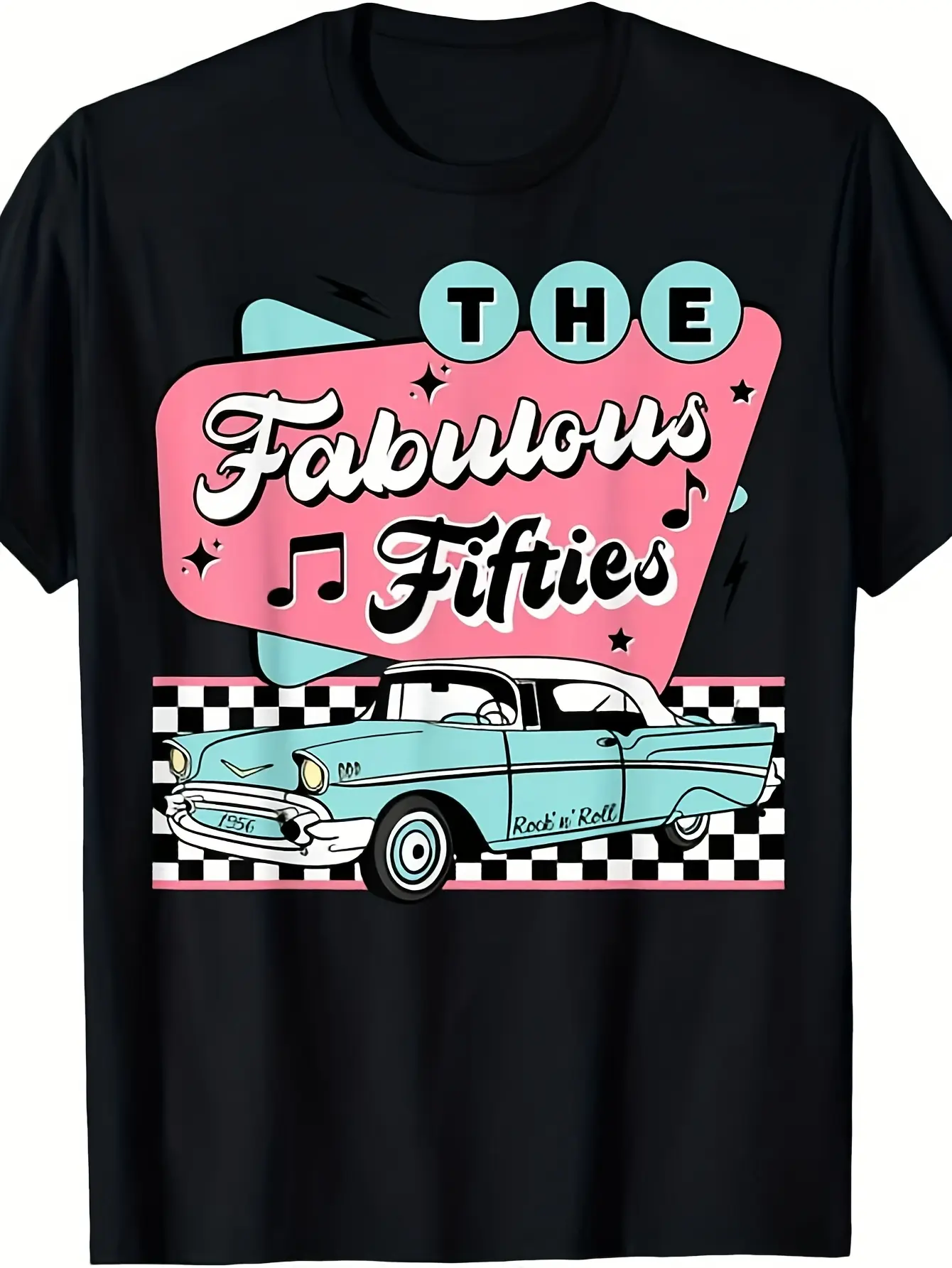 Vintage 1950S Rockabilly Apparel for Men And Women unisex soft cotton short sleeve t shirt, vintage graphic casual tee for men women teens, perfect birthday holiday gift for camping travel gym daily street  wear