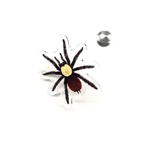 Golden Red Rump Tarantula (Brachypelma albiceps) Acrylic Pin