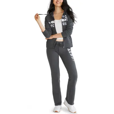 Aeropostale Fit and Flare Sweatpants Grey TikTok Shop