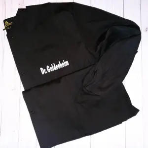 Personalized Black Long Sleeve Scrub Jacket Cotton Polyester Black Workwear Uniforms Stylish Pockets Clothing Womenswear Comfortable Essential Everyday Style Lady