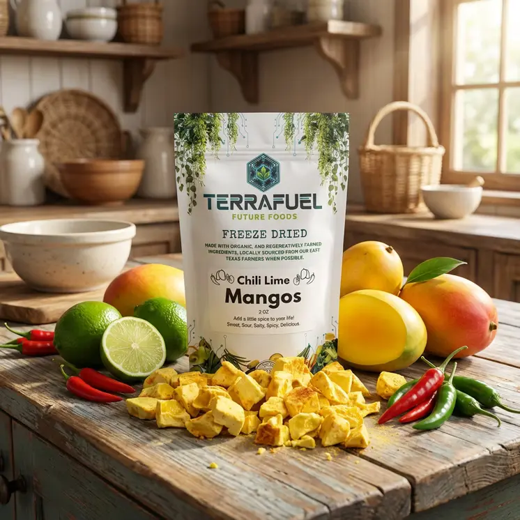 Chili Lime Mangos - Freeze Dried Snack | Sweet, Spicy & Tangy | No Added Sugar