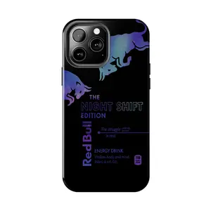 RedBull Night Shift Holographic  Phone Case Compatible with iPhone 17 16 15Pro, 14, 13, 12, 11, 8, XR Mini, Pro Max, Plus & SAMSUNG GALAXY 21 S22 S23 S24 25 ULTRA PLUS Accessories Protection unisex