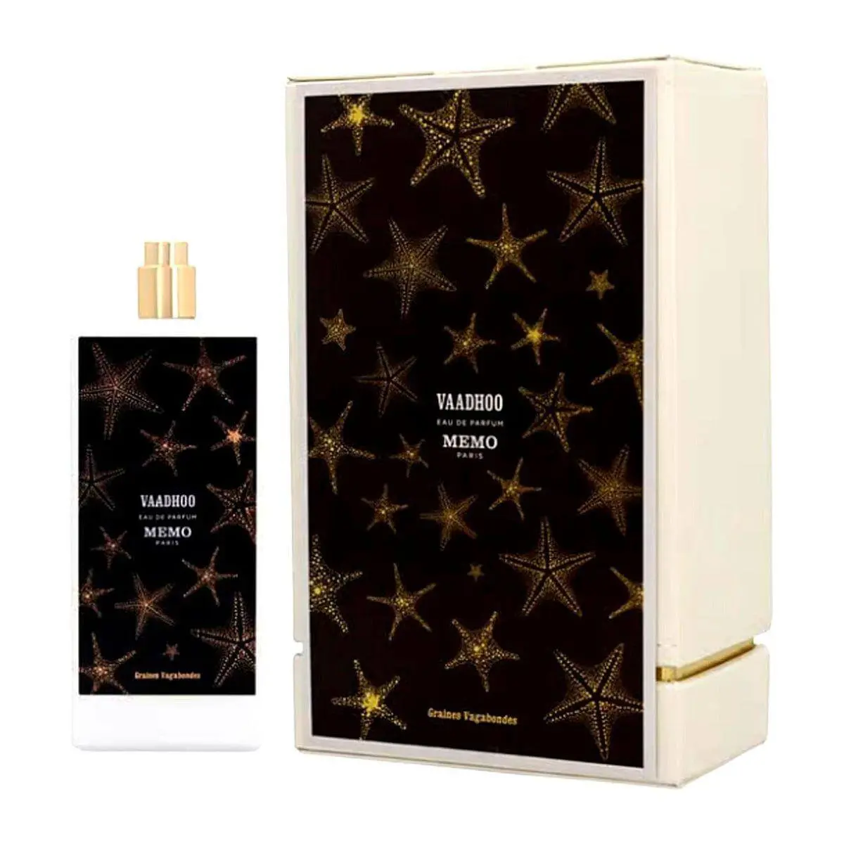 Memo Paris Vaadhoo Graines Vagabondes Eau de Parfum, Elegant Woody & Earthy Unisex Fragrance with Notes of Vetiver, Ginger & Patchouli, 2.5 fl oz, Elegant Fragrance, Fragrance Perfume