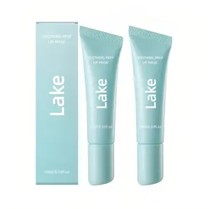 2PCS Soothing Prep Lip Mask Cooling peel-off lip mask formoisturizing and smoother lip prep Female Lip Care 10ML