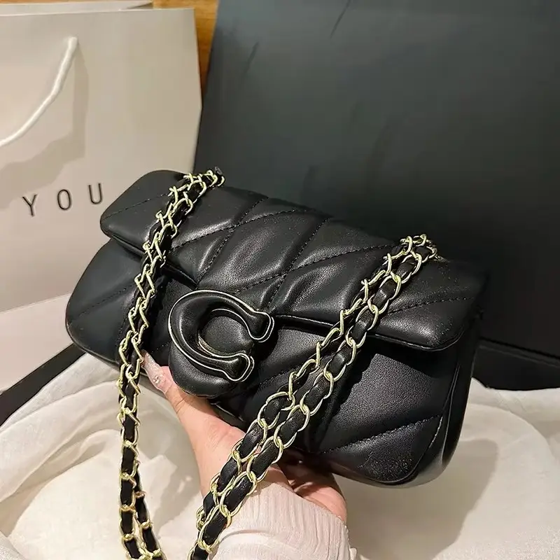 Fashionable Retro Crossbody Handbag - Minimalist Shopper Tote With Letter Logo And Spacious Party-Ready Design