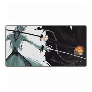 Anime Inspired Ichigo vs Ichigo Playmat, Shinigami Substitute Desk Mat Gaming Mouse Pad