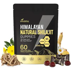 Shilajit Gummies, Shilajit micronutrient supplement, Himalayan premium ingredient Shilajit - Ashwagandha, Gokshura, Fulvic Acid & 85+ Trace Minerals I for Men, Women I Non-GMO I 100% Natural & Organic