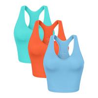 Aqua+orange+cyan Blue(Waist Length)